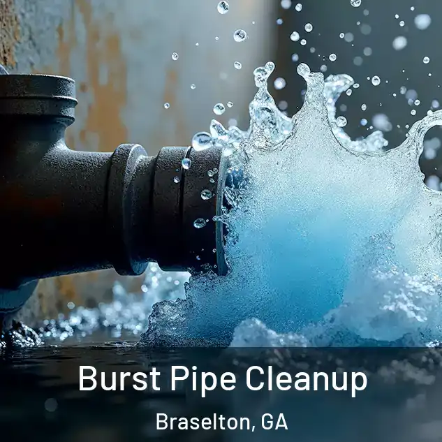  Burst Pipe Cleanup Braselton, GA