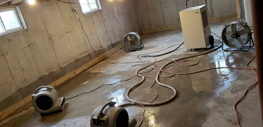 Large-Scale Water Damage Cleanup in Braselton
