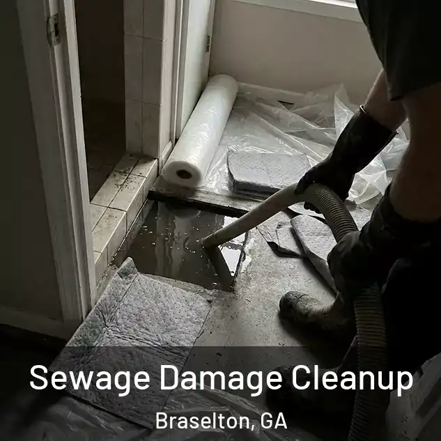  Sewage Damage Cleanup Braselton, GA